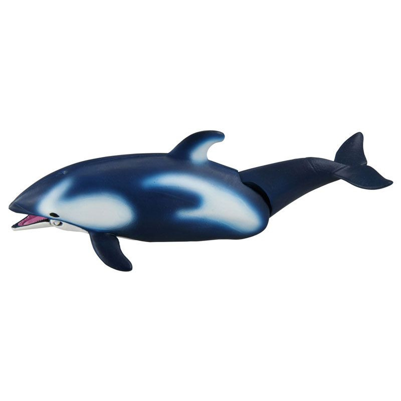Takara Tomy Ania AL-40 Pacific White-Sided Dolphin (w/diver) (floating