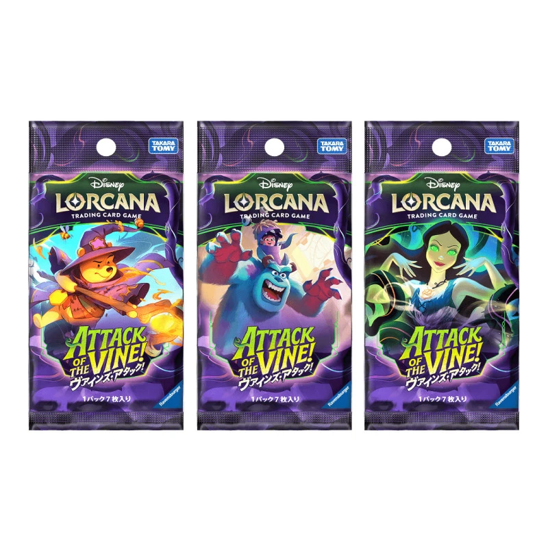 Takara Tomy Disney Lorcana TCG Japanese Version Booster Pack Vines Att