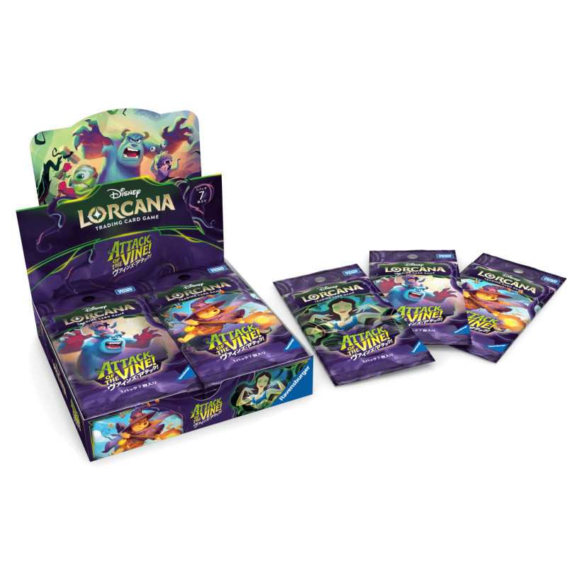 Takara Tomy Disney Lorcana TCG Japanese Version Booster Pack Vines Att