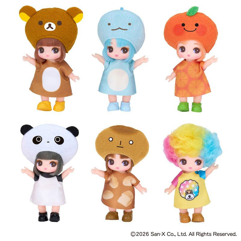 Takara Tomy Mini Licca-Chan San-X Universe Collection 6Pack Box