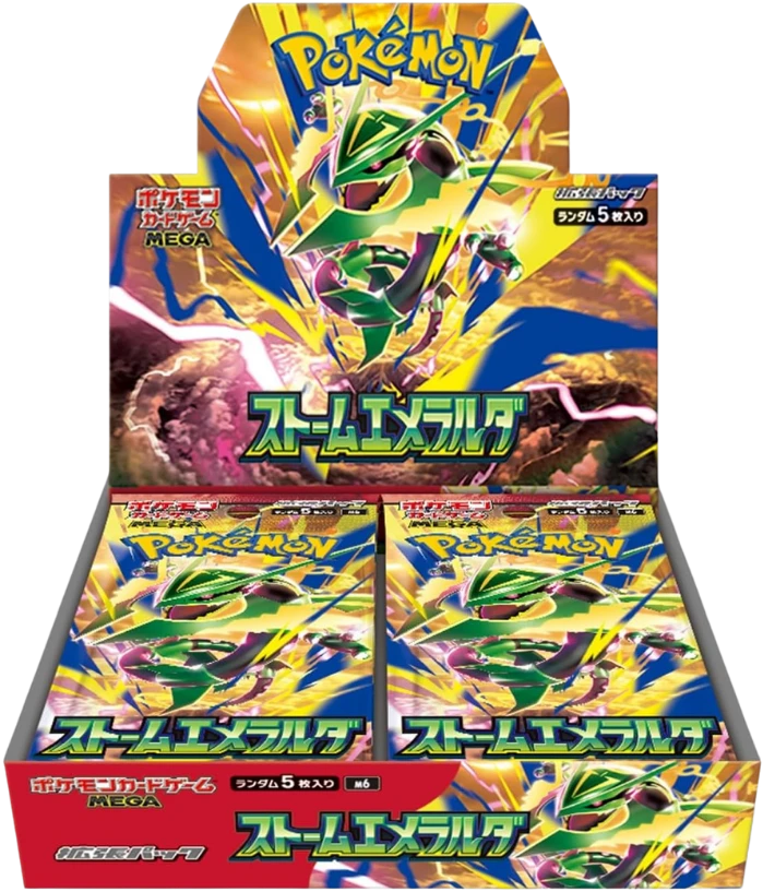 Pokemon TCG MEGA Expansion Pack Storm Emeralda M6 BOX Pokemon TCG MEGA Expansion Pack Storm Emeralda M6 BOX