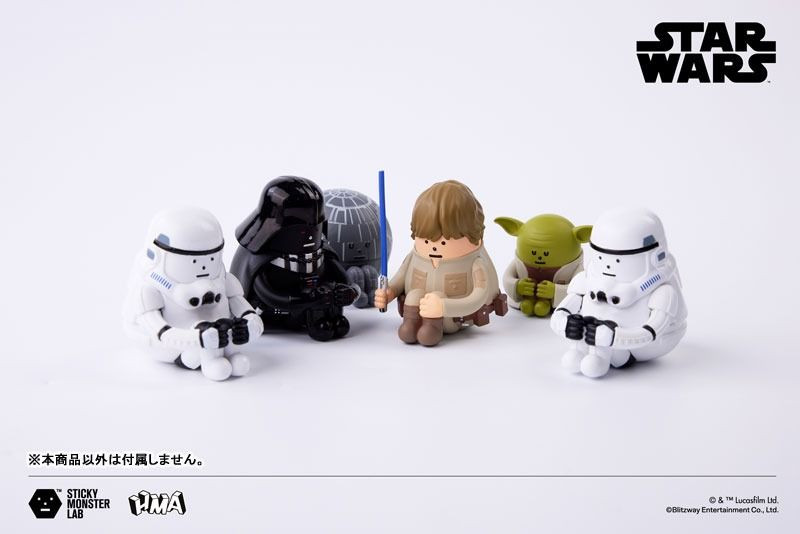b*読様 Sticky Monster Lab Star Wars Mini F SML Mini-Figure Blind Box Star Wars Series BOX (6pcs)