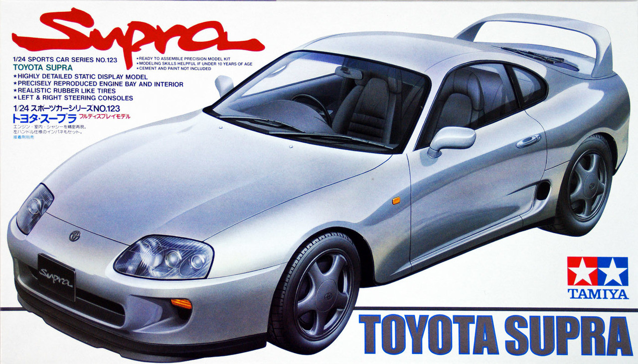 Tamiya 24123 Toyota Supra 1/24 scale kit - Plaza Japan
