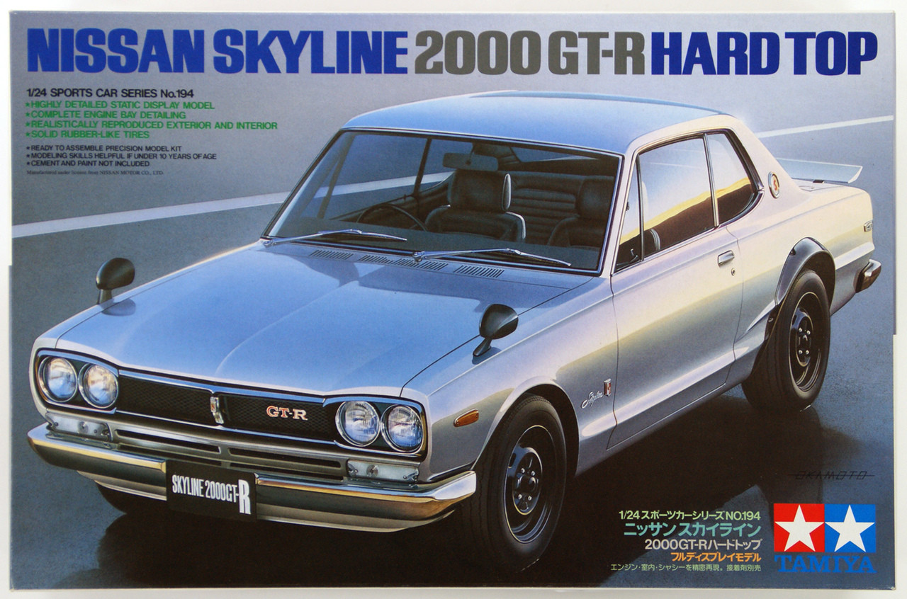 Tamiya 24194 Nissan Skyline 2000 GT-R Hard Top 1/24 Scale Kit