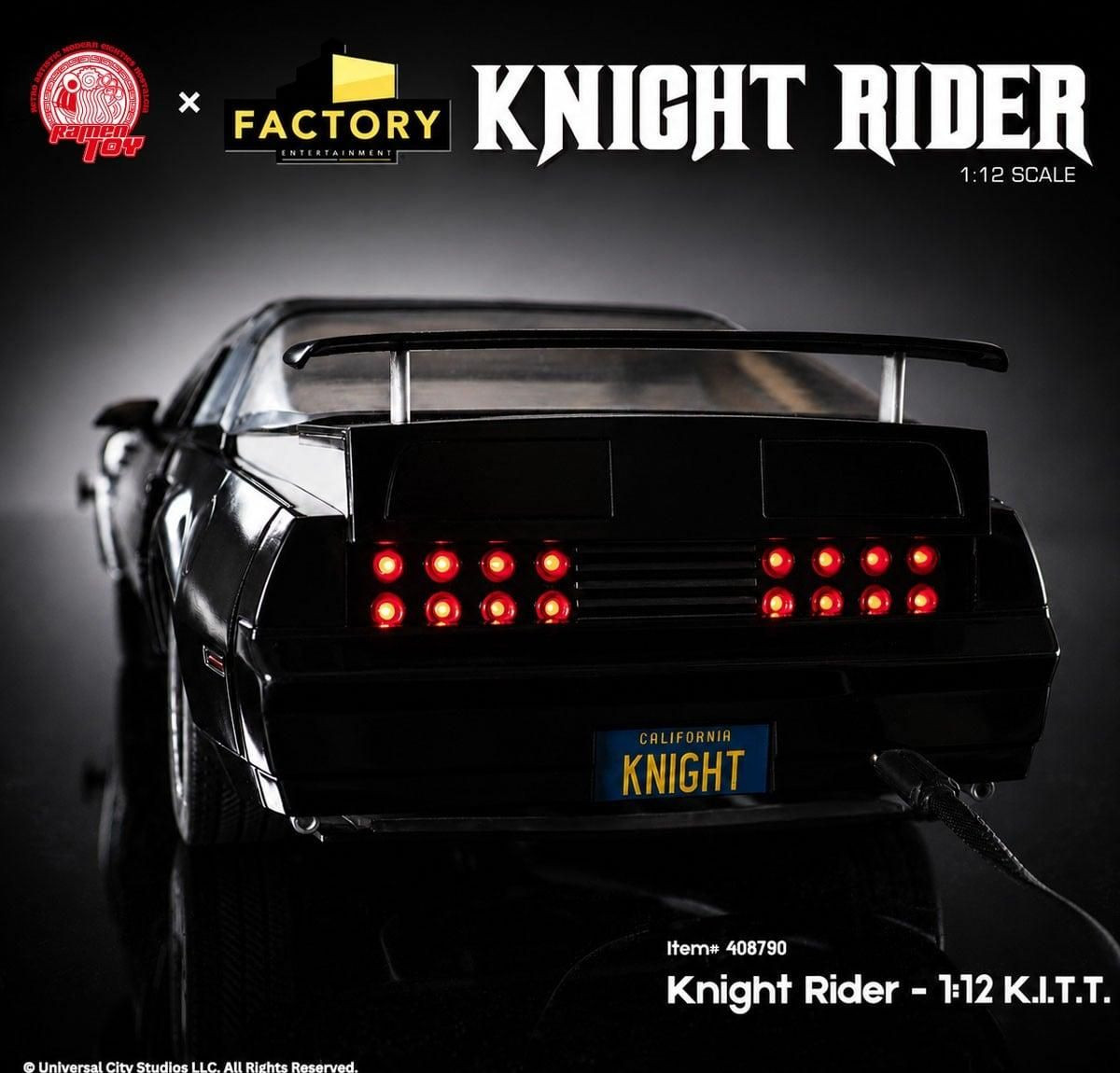 Knight Rider Knight 2000 KITT with Michael Knight Figure (1/12 Scale)