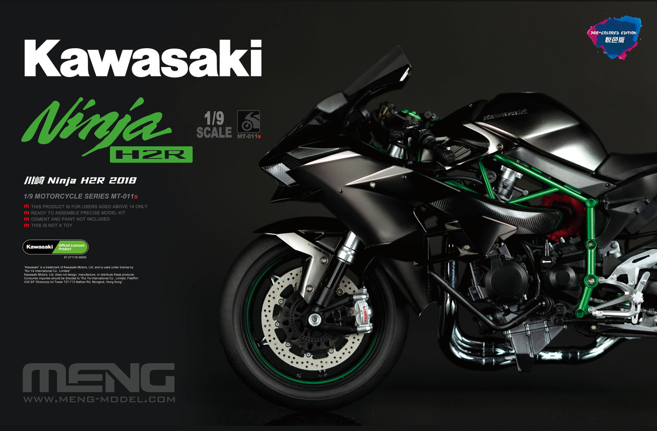 1/9 Kawasaki Ninja H2R 2018 (Pre-Colored Edition)