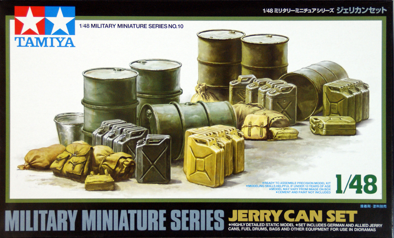 Tamiya 32510 Jerry Can Set 1/48 scale kit - Plaza Japan