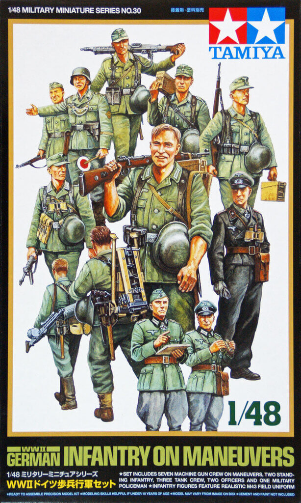 Tamiya 32530 German Infantry on 