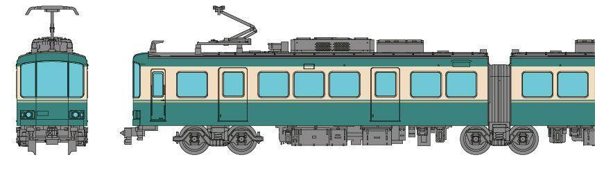 Fujimi 1/150 Train-Next Series No.2 Enoden 1100 Class 2 Car Formation