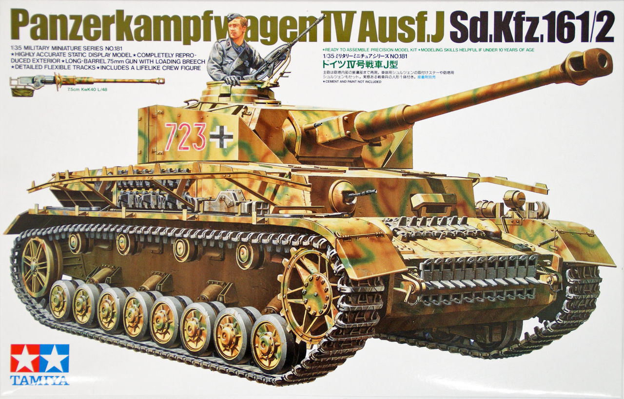 Tamiya 35181 German Panzerkampfwagen IV Ausf.J Sd.Kfz.16 1/2 1/35