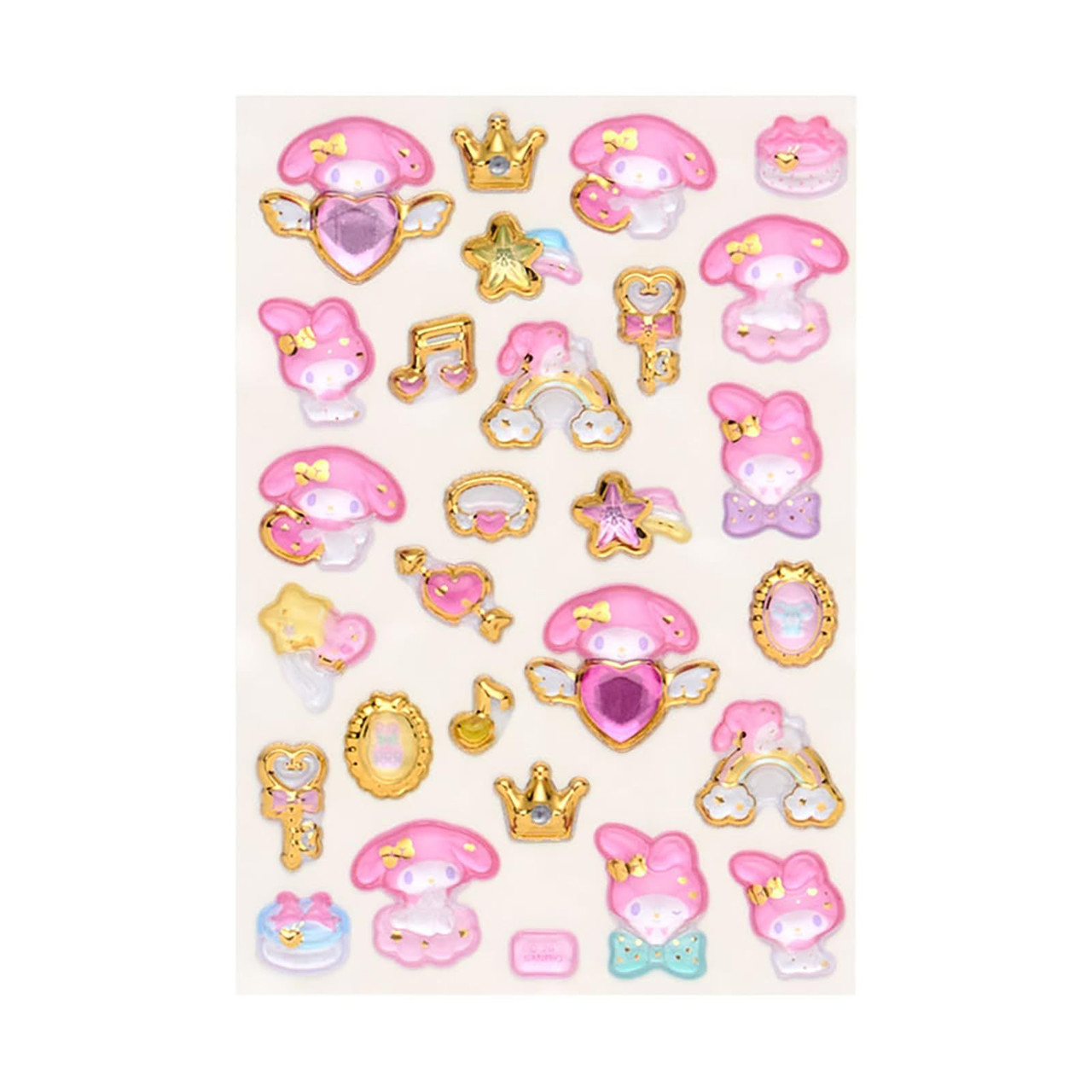 Sanrio My Melody Gold Foil Puffy Sticker 226254