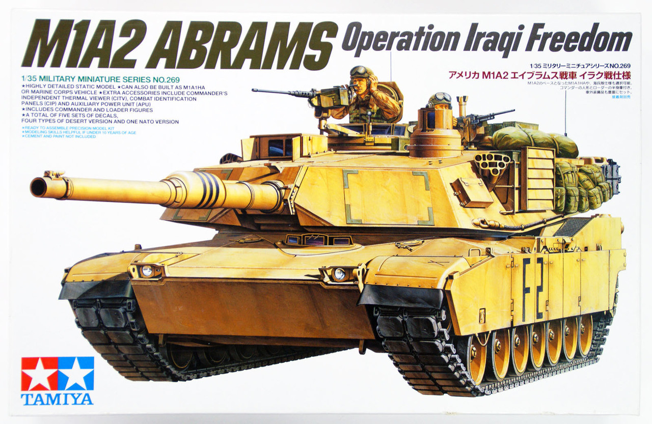 Tamiya 35269 US M1A2 Abrams Operation Iraqi Freedom 1/35 scale kit