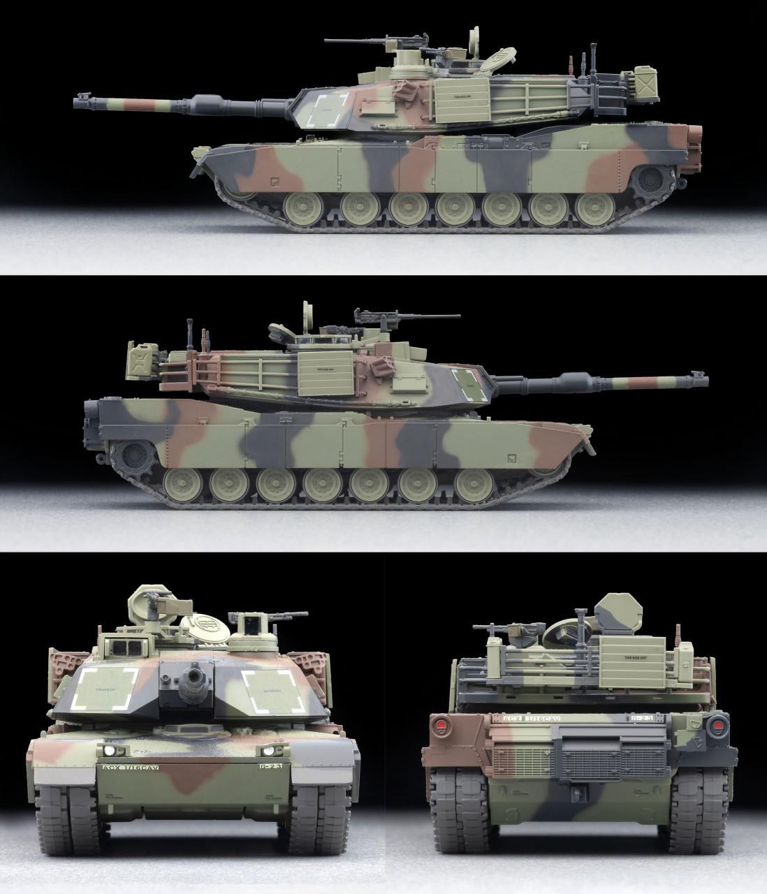 Takara Tomy Arsenia Six-Four 1/64 Scale AS008 M1A2 Abrams (nato Camouf