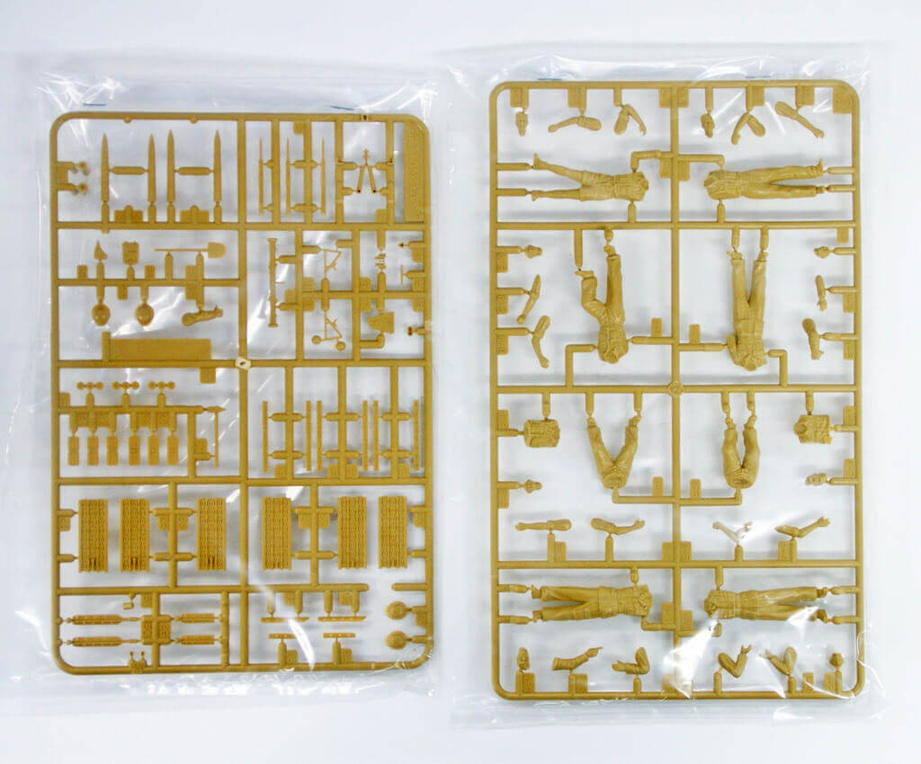 Tamiya 35343 German Artillery Crew Set Africa Corps Luftwaffe 1/35