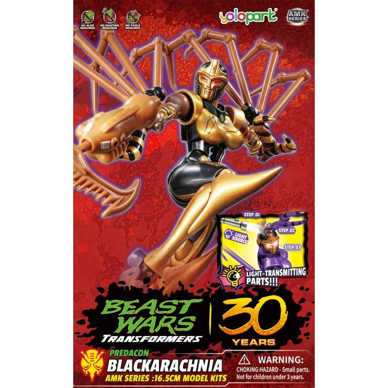 Blackarachnia - Kit model Transformers: Beast Wars AMK Series