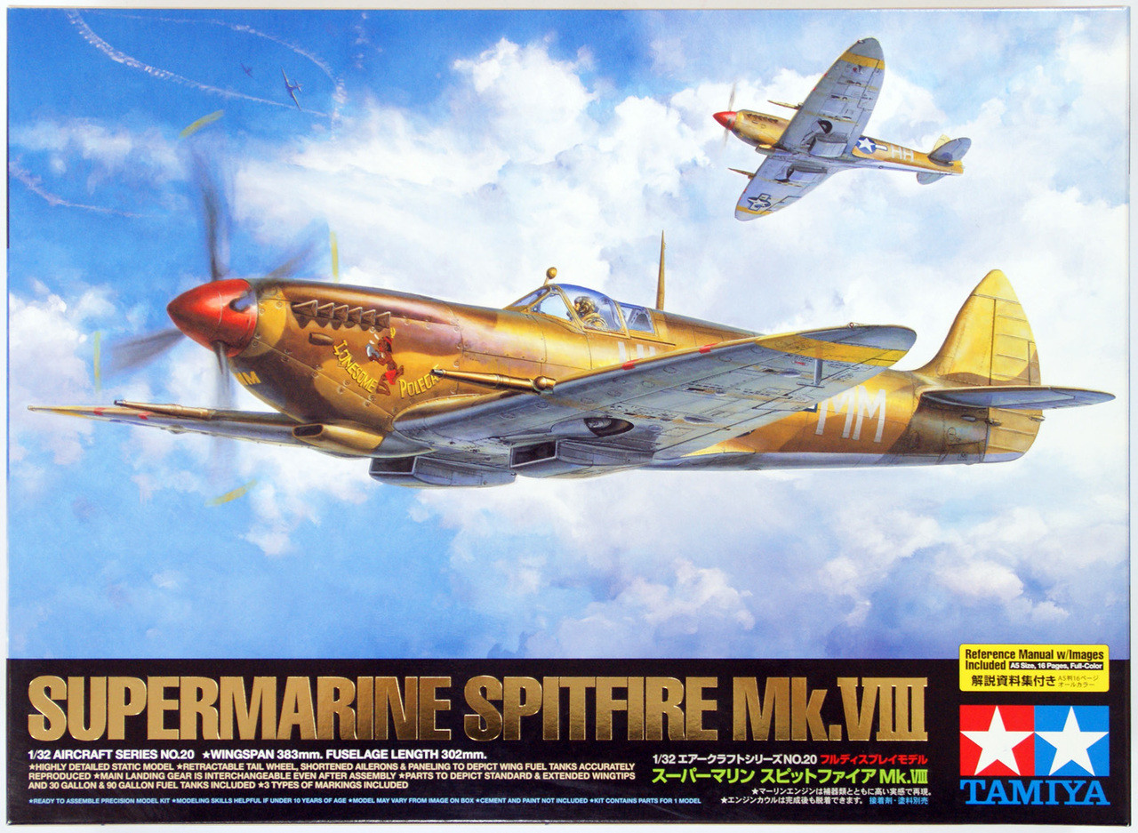 Tamiya 60320 Supermarine Spitfire 1/32 Scale Kit Plaza Japan