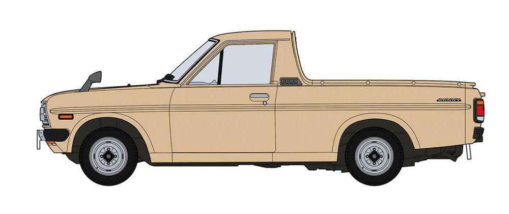 Hasegawa 1/32 Datsun Sunny Truck B121 Mid Model Short Body Beige Plast
