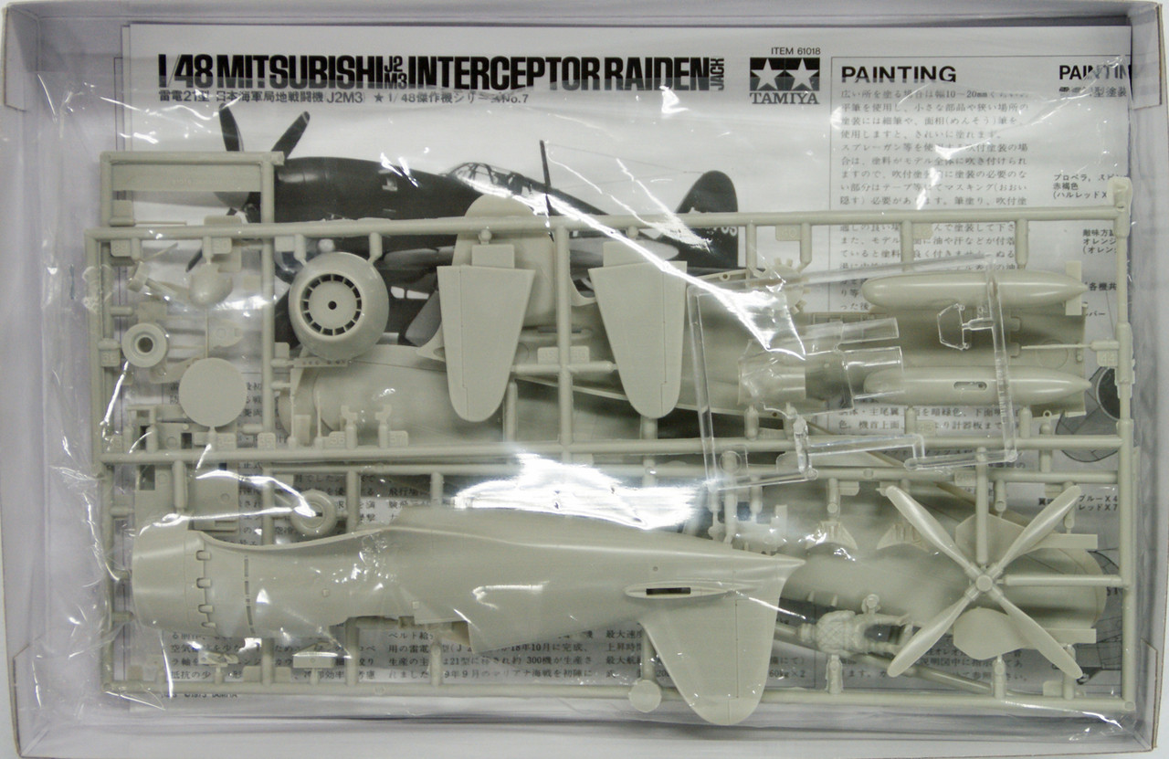Tamiya 61018 Mitsubishi J2M3 Interceptor Raiden Jack 1/48 Scale