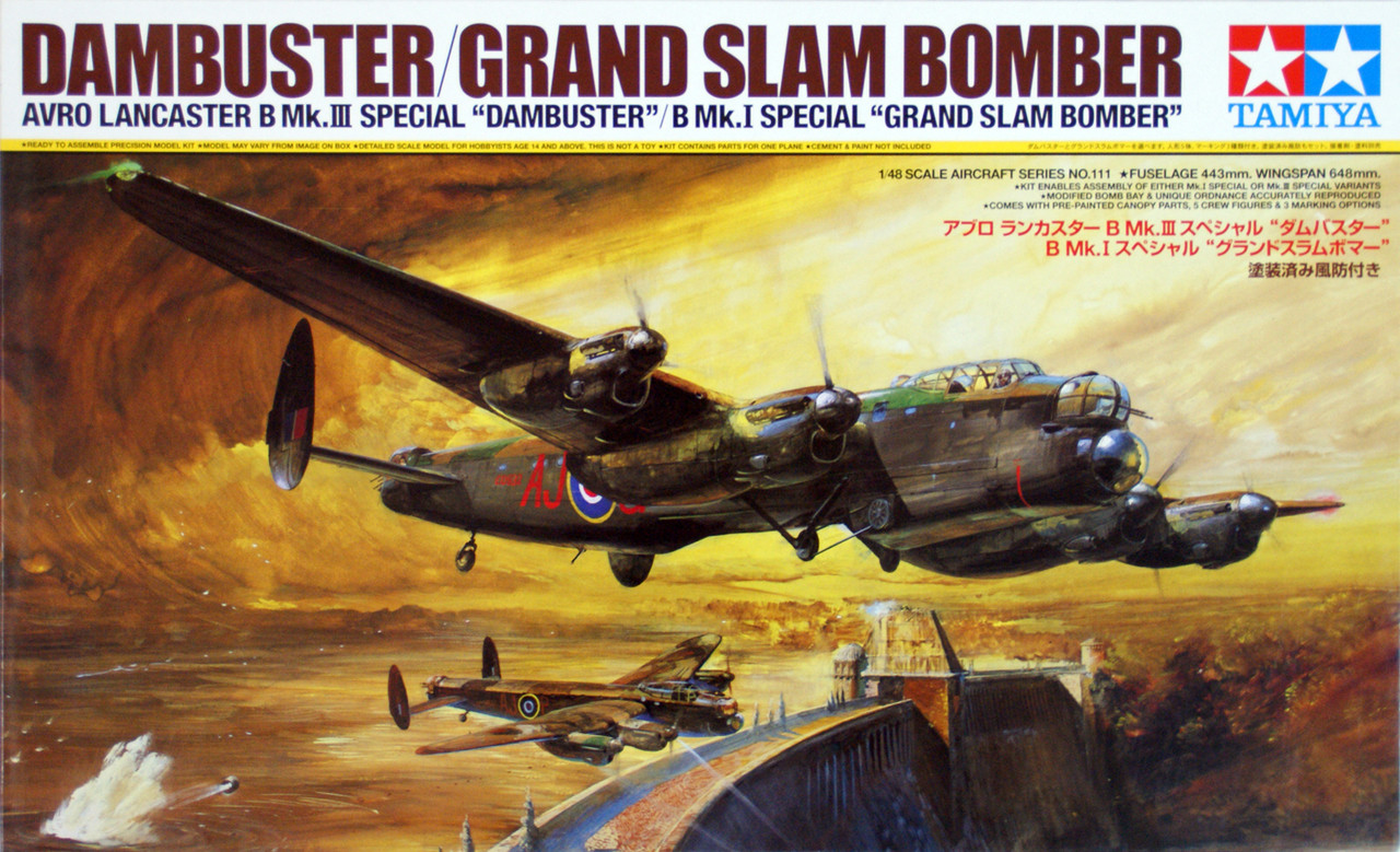 Tamiya 61111 Dambuster &frasl;Grand Slam Bomber 1&frasl;48 Scale Kit