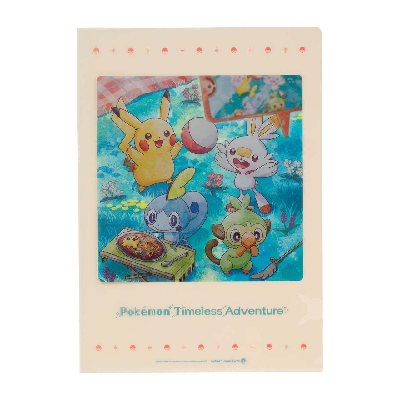 Pokemon Center Original A4 Clear File Pokemon Timeless Adventure Galar