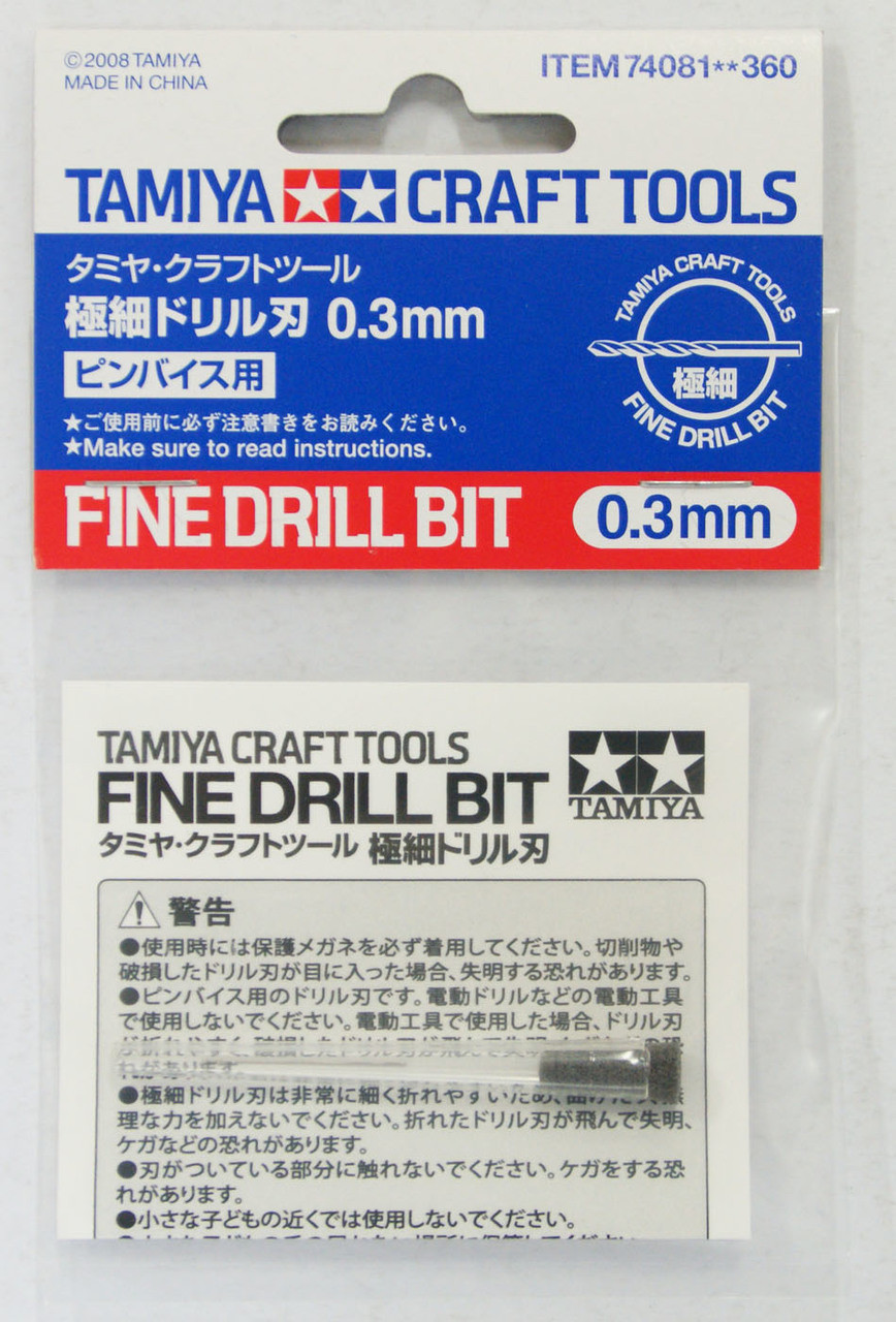 Tamiya 74083 - Fine Drill Bit 0.5 mm