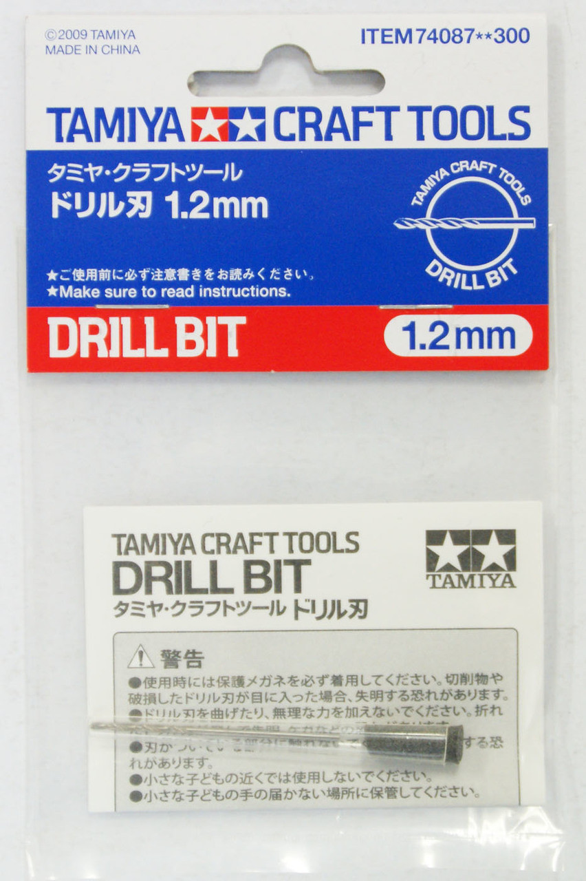 Tamiya 74087 Craft Tools - Drill Bit 1.2mm - Plaza Japan