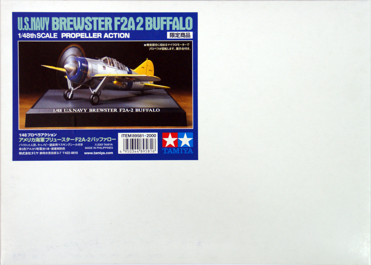 Tamiya 581 Us Navy Brewster F2a 2 Buffalo 1 48 Scale Kit Plaza Japan Tamiya 581 Us Navy Brewster F2a 2 Buffalo 1 48 Scale Kit Plaza Japan
