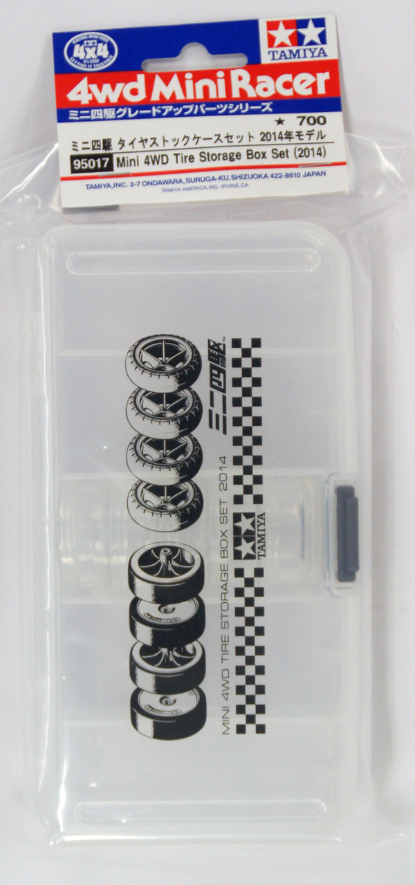 TAMIYAディスプレイケース Tamiya 95017 Mini 4WD Tire Storage Box Set (2014) - Plaza Japan