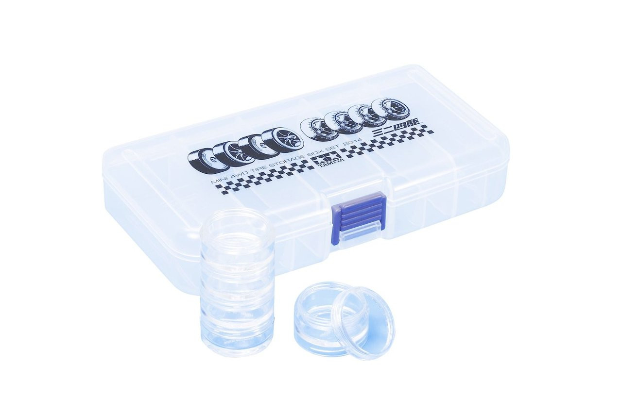 TAMIYAディスプレイケース Tamiya 95017 Mini 4WD Tire Storage Box Set (2014) - Plaza Japan