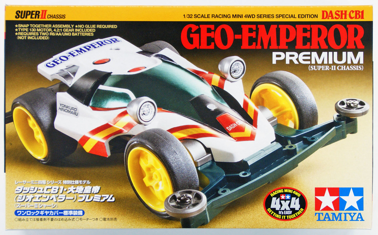 Tamiya 95277 Mini 4WD Dash-CB1 Geo-Emperor Premium (Super II