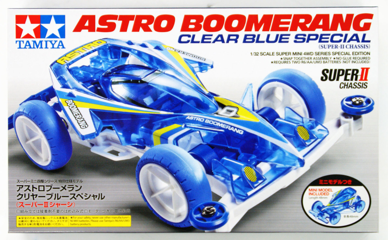 Tamiya 95279 Mini 4WD Astro-Boomerang Clear Blue Special (SuperII