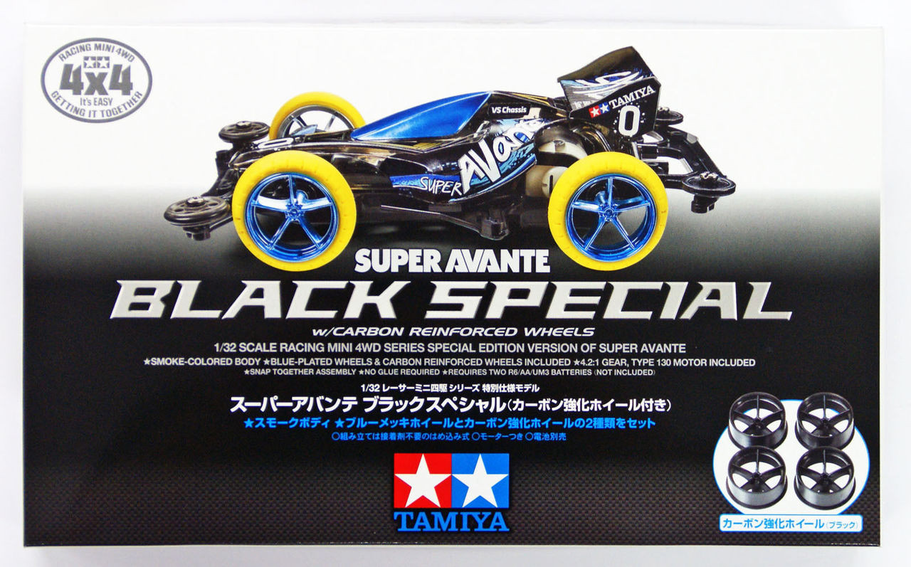 Tamiya Mini 4WD 95291 Super Avante Black Special (VS Chassis