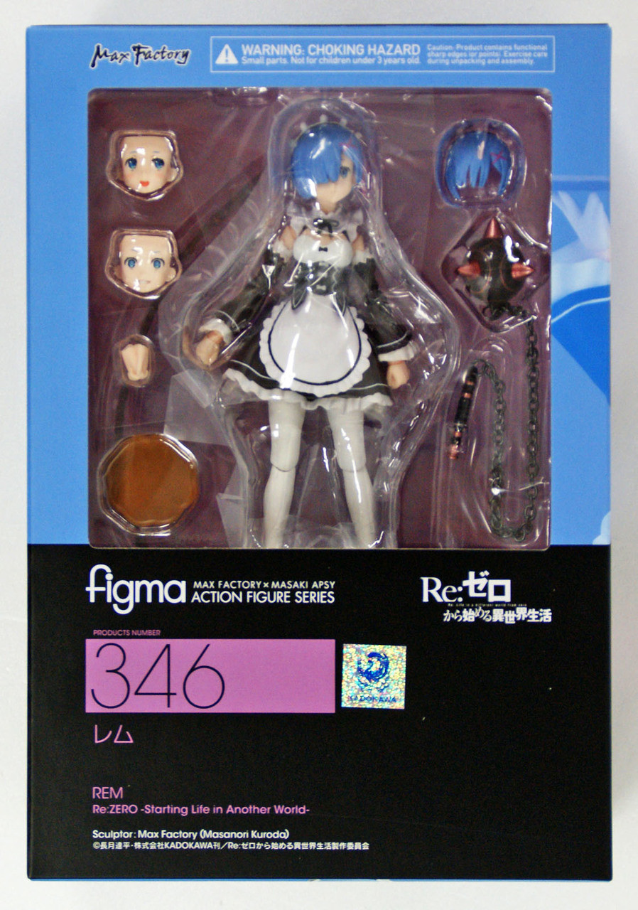 Max Factory Figma 346 Rem Figure (Re: Zero kara Hajimeru Isekai Seikatsu)