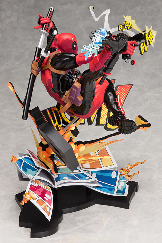 デッドプール フィギュア Breaking the Fourth Wall Marvel Deadpool Breaking the Fourth Wall Collectible Figure | BoxLunch