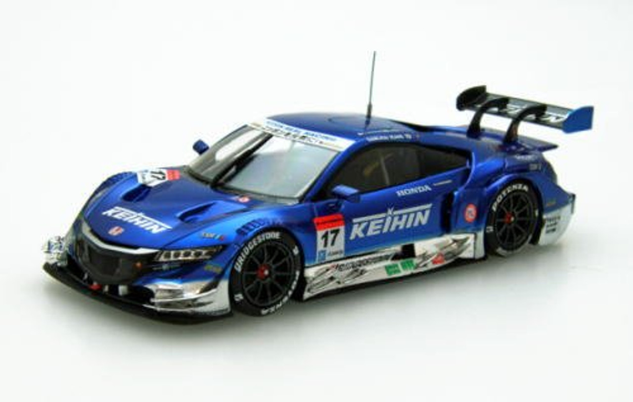 Ebbro 45273 KEIHIN NSX CONCEPT-GT SUPER GT500 2015 Rd.1 Okayama No.17 Blue  1/43 Scale