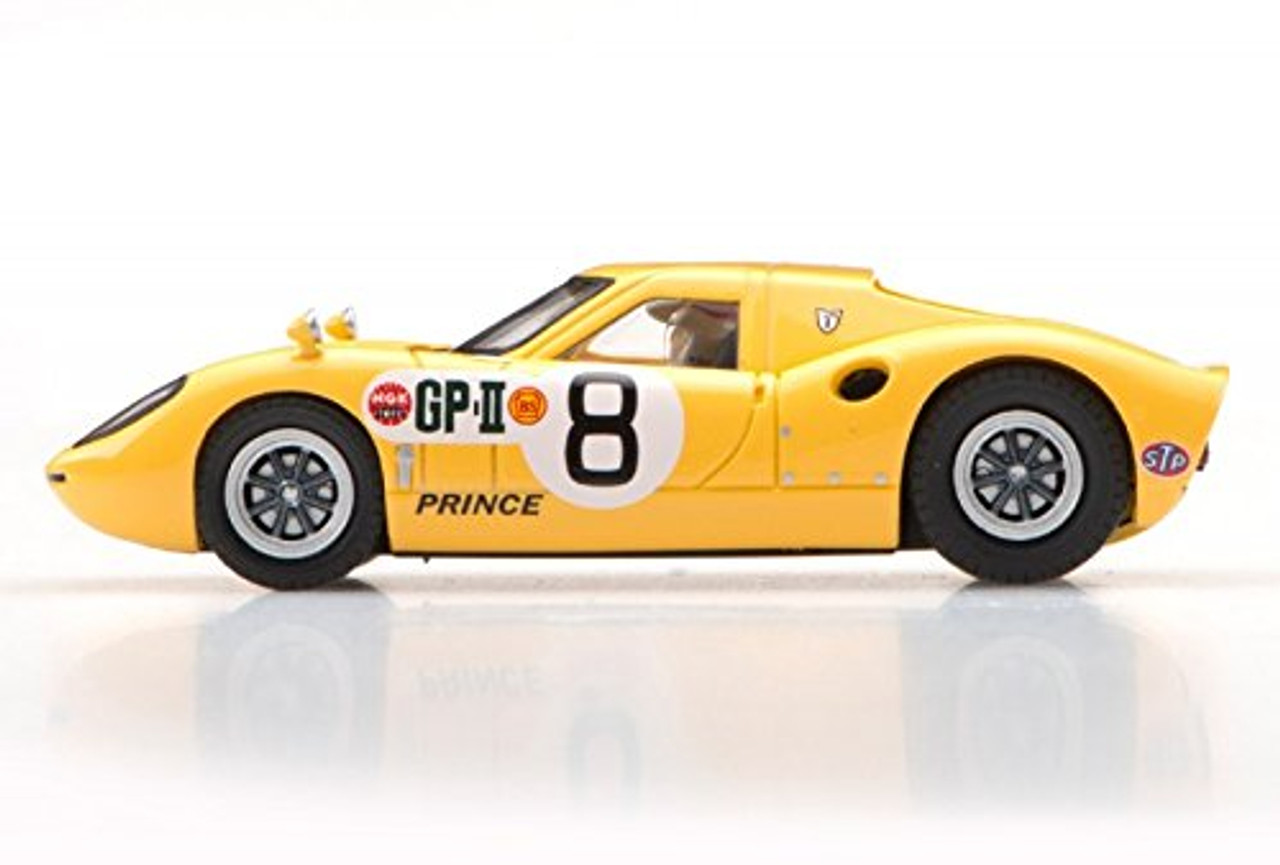 Ebbro 45345 Prince R380 1966 Japan GP IKUZAWA No.8 Yellow 1/43 Scale