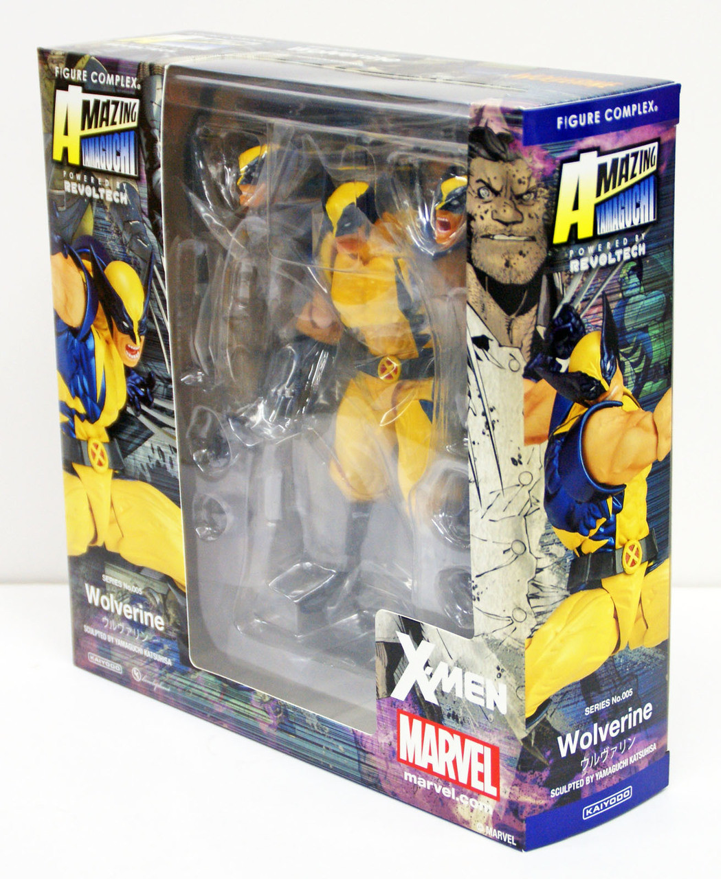 Kaiyodo Amazing Yamaguchi 005 X-Men Wolverine Action Figure