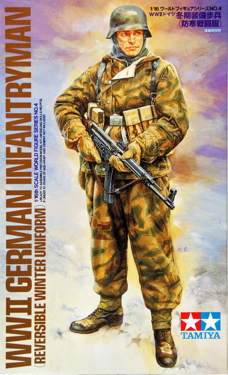 Tamiya 36304 WWII German Infantryman 1/16 Scale | PlazaJapan