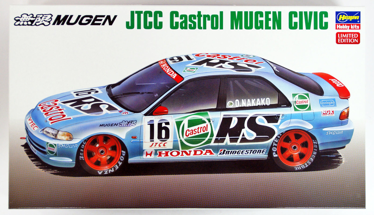 Hasegawa 20308 JTCC Castrol Mugen Civic 1/24 sc | PlazaJapan