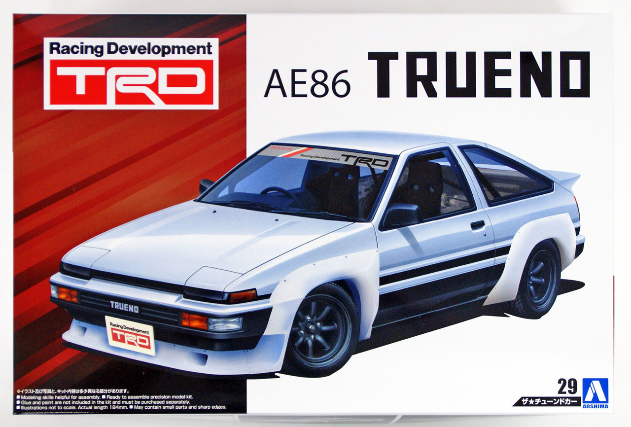 Aoshima 1 24 The Model Car Toyota Ae86 Sprinter Trueno Gt Apex 85 Model