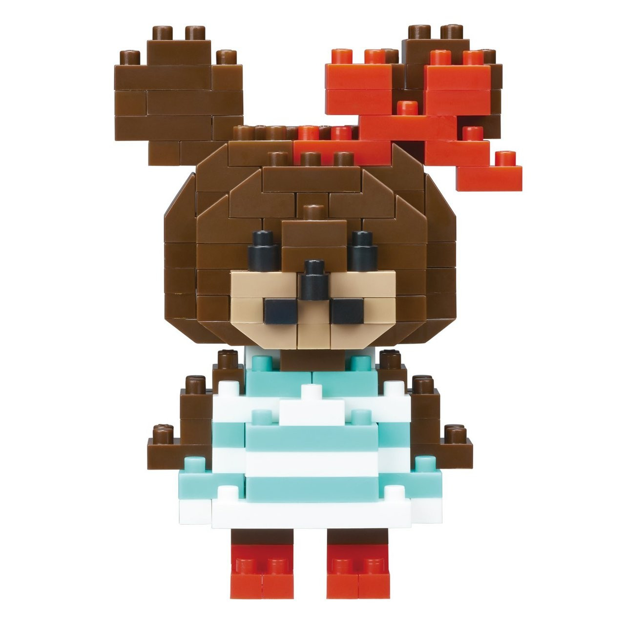 Nanoblock Jackie NBCC_032 La Scuola Dell'orso, Set Di Costruzioni In Miniatura, 160 Pezzi, Livello 2/5, Giapponese