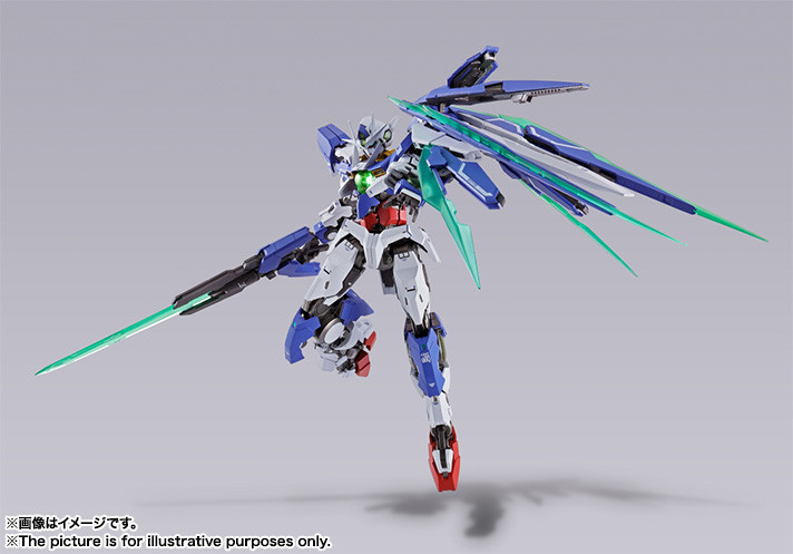 コミック・アニメ BANDAI L BUILD GNT-0000 00 QAN[T] METAL BUILD GNT-0000 00 Qan[T] Figure (Gundam 00)