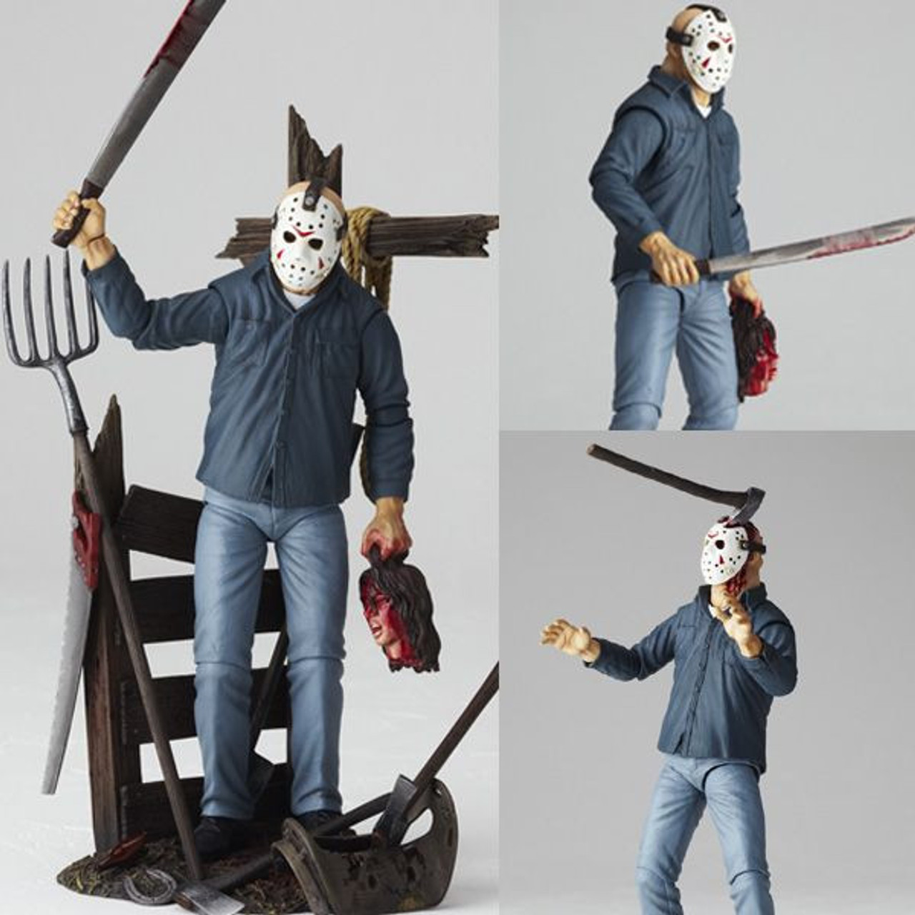 Kaiyodo Sci-Fi Revoltech 014 Jason Voorhees Figure - Plaza Japan