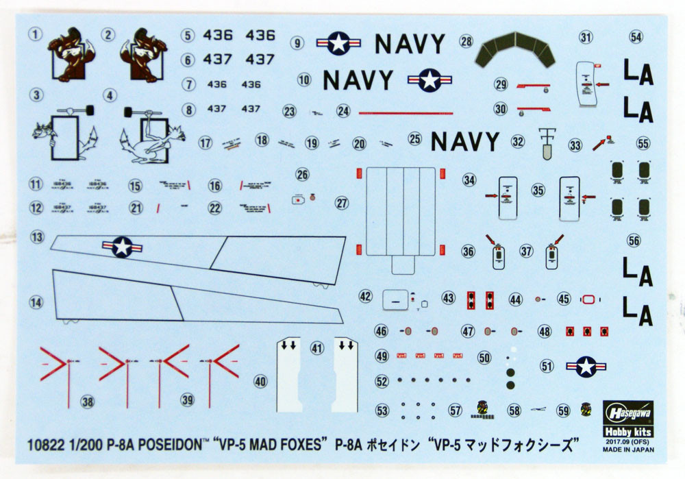 Hasegawa 10822 P-8A Poseidon 