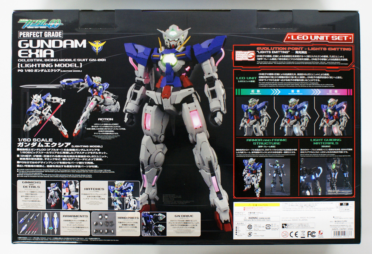 Bandai PG Gundam Exia Lighting Model | PlazaJapan
