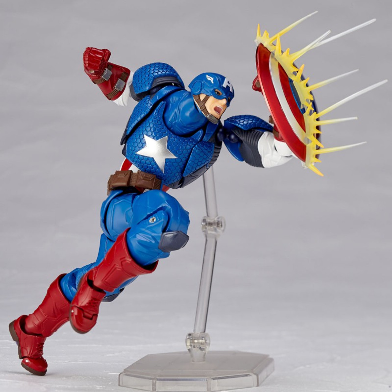 Kaiyodo Amazing Yamaguchi 007 Captain America | PlazaJapan