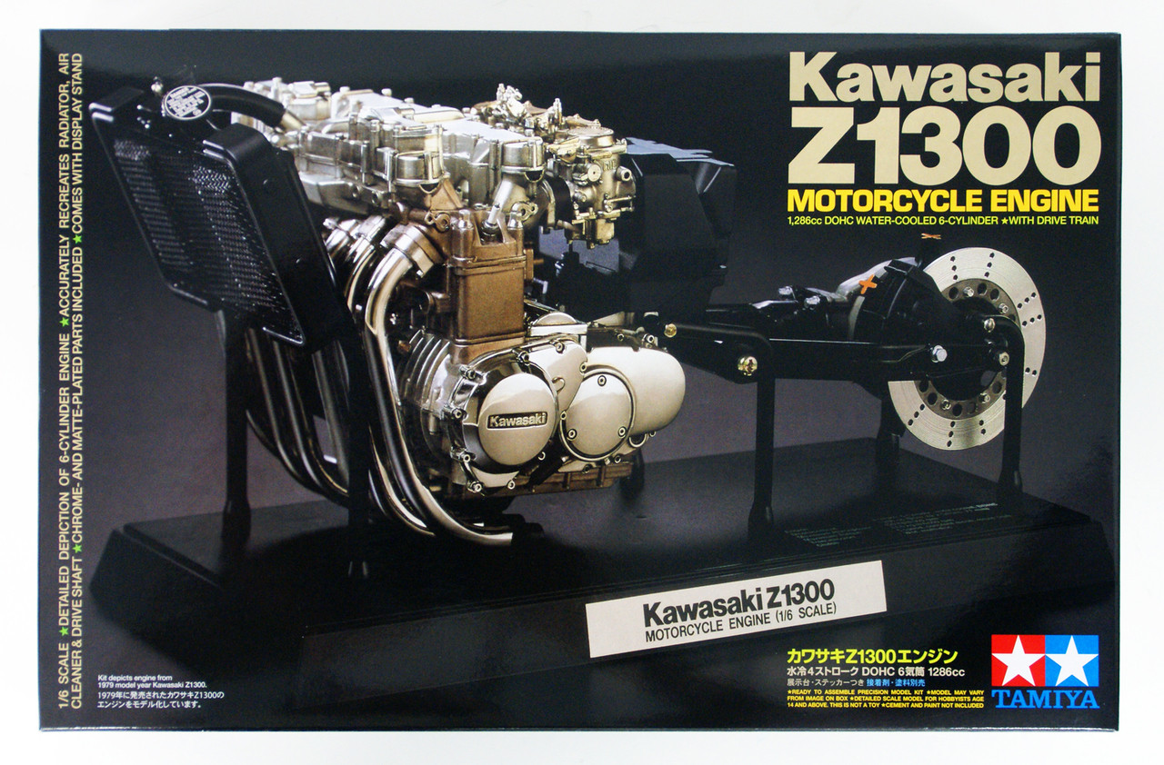 Tamiya 16023 Kawasaki Z1300 Motorcycle Engine 1/6 Scale kit