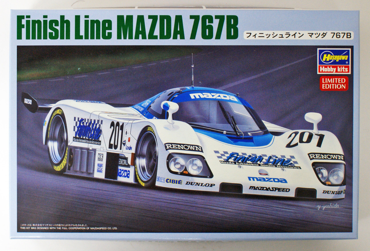 Hasegawa 20325 Finish Line Mazda 767B 1/24 scal | PlazaJapan