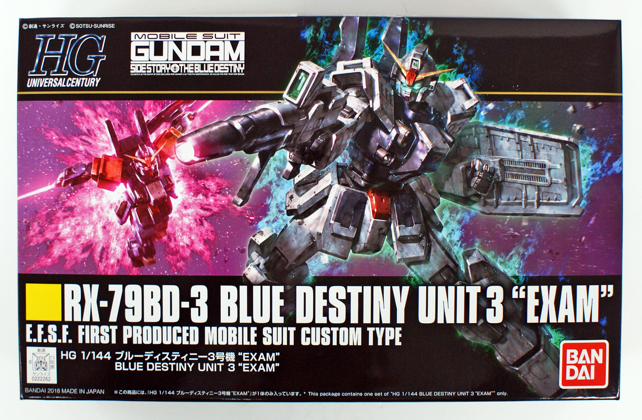 Bandai Hguc 9 Gundam Blue Destiny Unit 3 Exam Plazajapan Bandai Hguc 9 Gundam Blue Destiny Unit 3 Exam Plazajapan