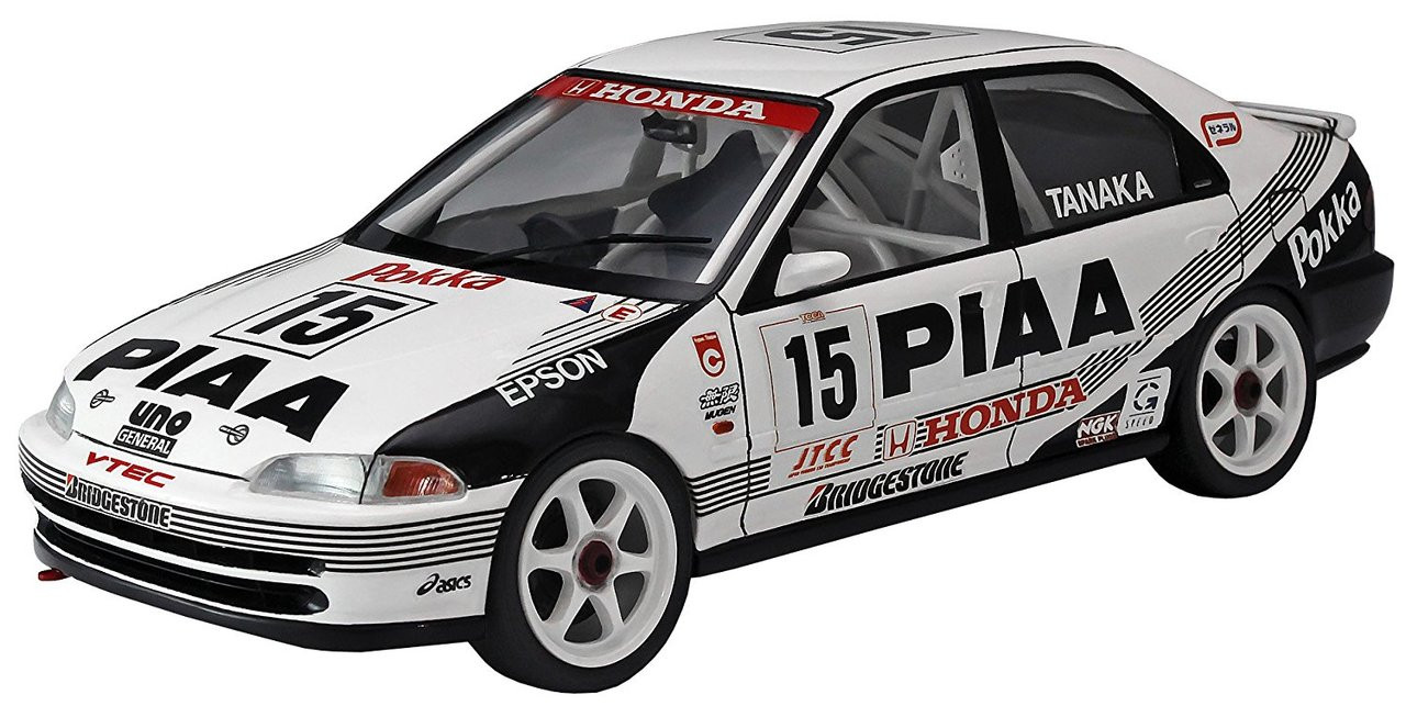 タミヤ　PIAA ACCORD & ハセガワPIAA CIVIC JTCC Hasegawa 20334 JTCC PIAA Civic 1/24 scale kit | PlazaJapan